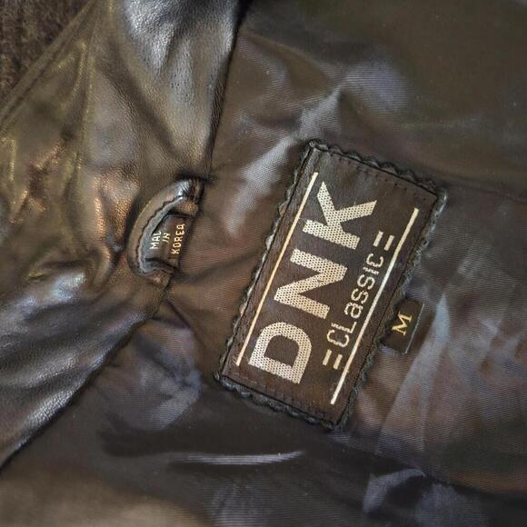 Stylish Black Leather Coat by DNK - Picture 6 of 8